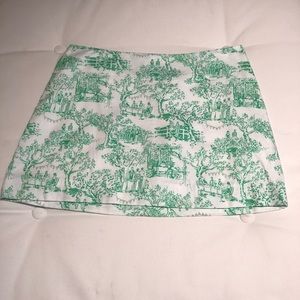 Lilly Pulitzer Toile Resort Mini Skirt